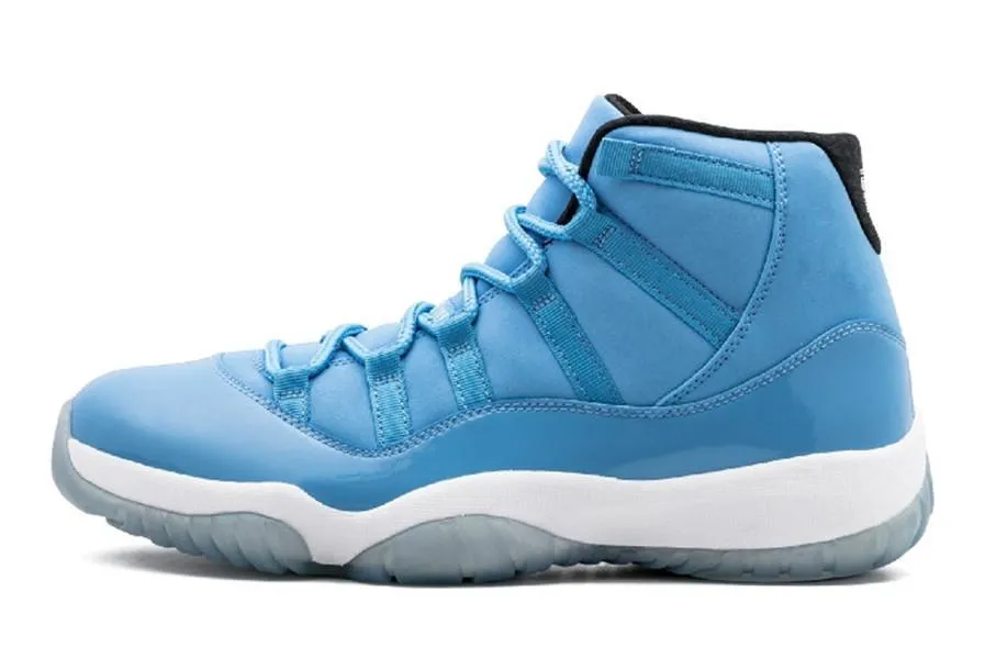Mens Jumpman 11 XI Retro Carolina Blue Basketball Shoes Quality Sports Sneakers Real Leather