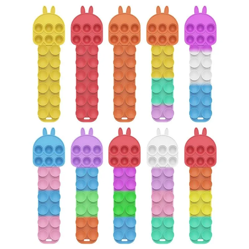 Squidopop Fidget Silicone Suction Cup Bracelet Toys Anti Stress Square Pat Octopus Sucker Squeeze Games Gifts for Kids Adults Party Favor