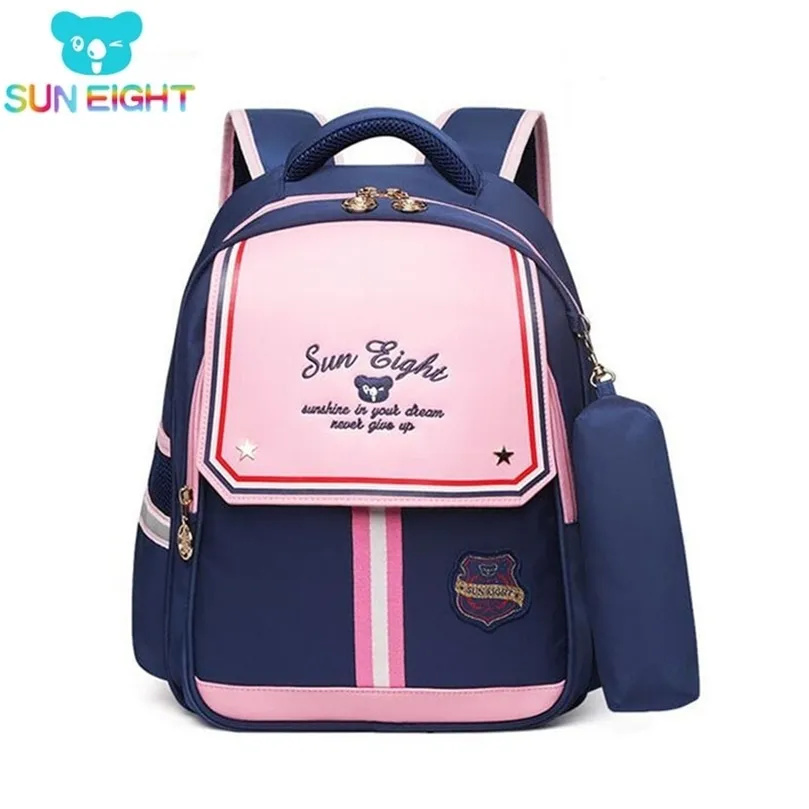 Sun Eight Kids Backpacks Borse per le borse per la scuola di grado 1-2 per borse per libri leggeri per bambini Prezzo di fabbrica 2592# LJ201225