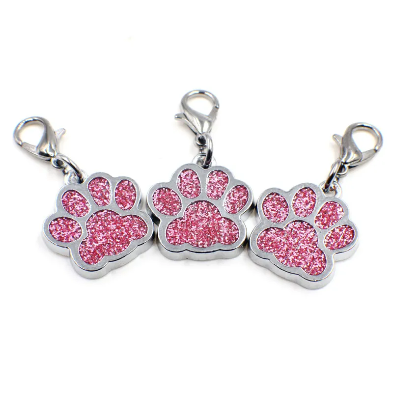 Cartoon Dog Paw Silver Color Fashion Keychain för bilnycklar Pendant för Women Man Jewelry7120377