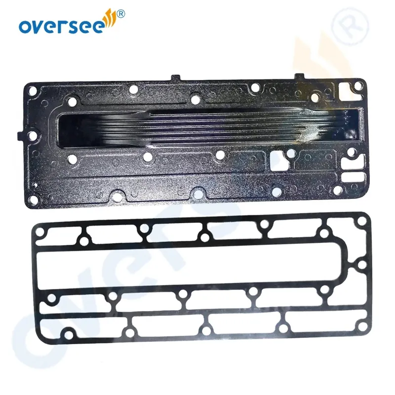 688-41111-00-1S Exhaust Inner Cover 688-41112-00 Gasket Parts For Yamaha 15hp F15AMH 2 Stroke Outboard Motor