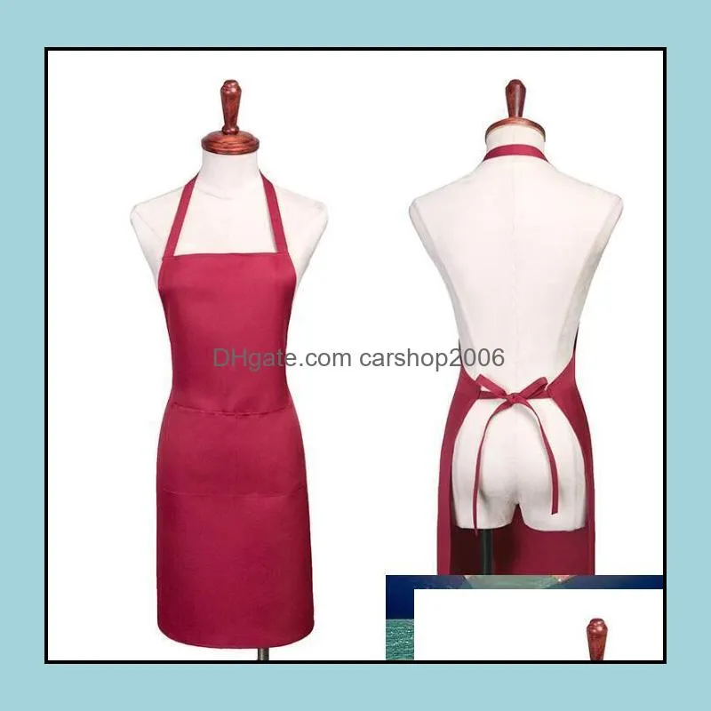 new black cooking baking aprons kitchen apron restaurant aprons for women home sleeveless apron paf14434