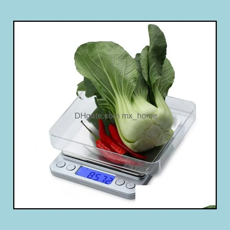 3000g/0.1g led electronic digital kitchen scales portable electronic scales pocket lcd precision jewelry scale weight balance cuisine