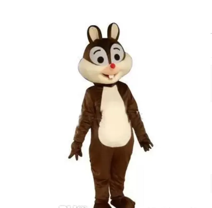 Costume della mascotte scoiattolo scoiattolo mascotte cartone animato costume in maschera costume di Halloween vestito operato per adulti taglia Sz di alta qualità