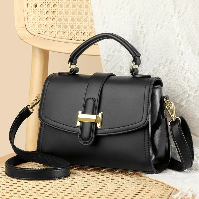 Evening Bags Small Tote Bag High Quality Leather Handbag Women Luxury Desinger Purses And Handbags 2 Straps Crossbody Black Classic BagEveni