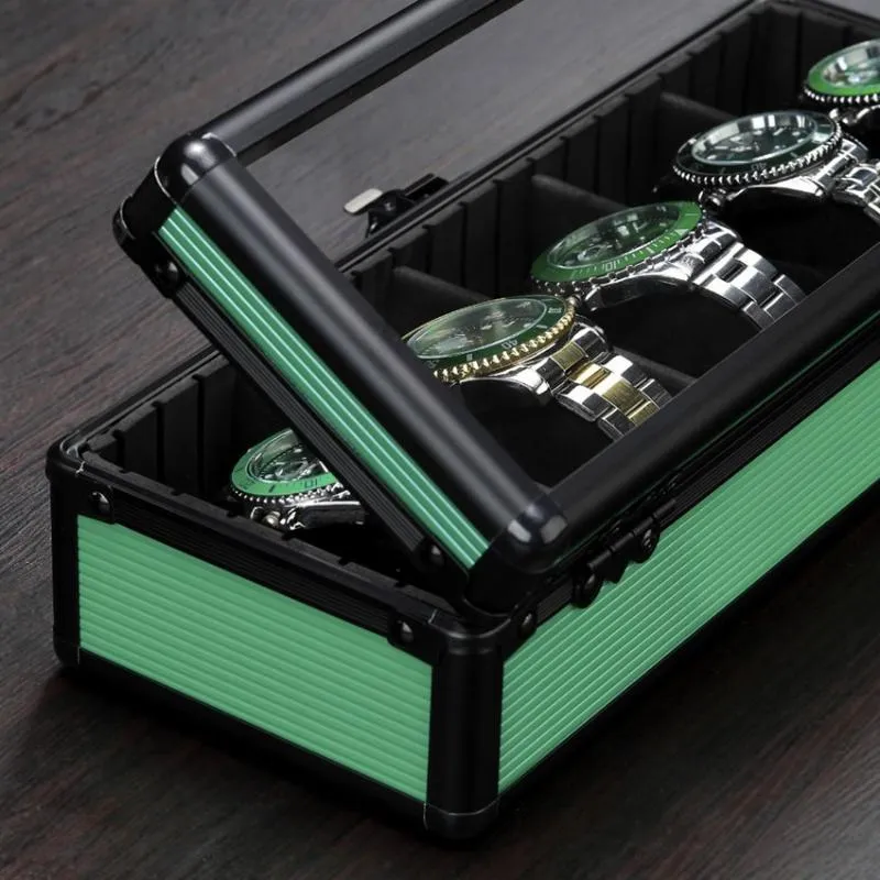 Metal hot sale watch box