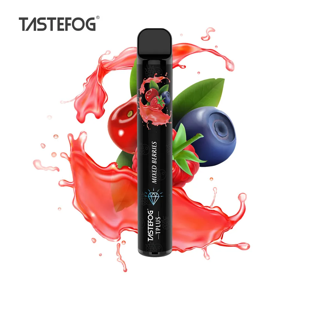 Tastefog Tplus 800Puffs 20mg Mixed Berries Disposable Pod Vape Kit Electronic Cigarette Wholesale