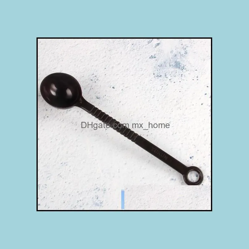 DHL 10g Household Standard Measuring Coffee Beans Spoon Plastic Estimating Amount Of Beans Spoon Portable (Coffee) nt