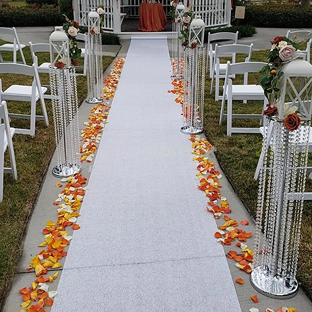 Elegante Soporte De Flores De Cristal Para Centros De Mesa De Boda Metal  Plateado, 20 Cm De Diámetro, 60 Cm De Altura, 3 Piezas Decoración De  Fiestas De 21,14 € | DHgate, image size:1200x1200