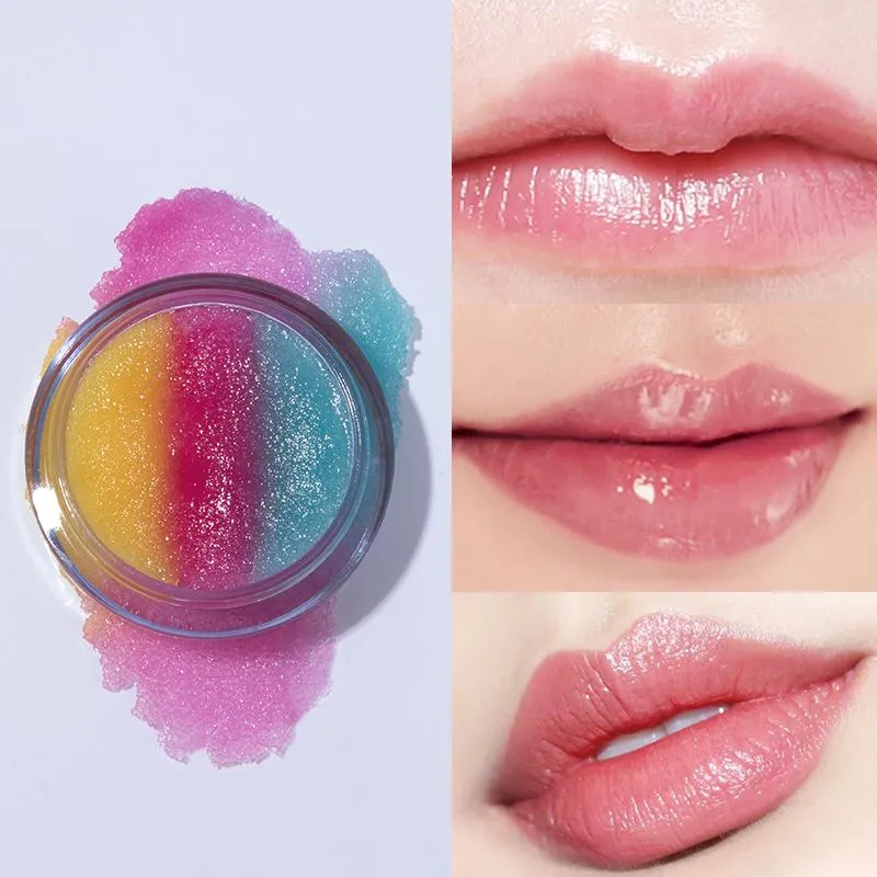 Ny ankomst Pudaier Dermabrasion Lip Balm Miracle Scrub Fades rynkor exfolierande och fuktgivande kosmetika 3 färger