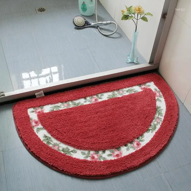 Mattor golv alla former 5 färger non glid badmattor matta för badrum toalett vardagsrum sovrum kök matta rugscarpets223q