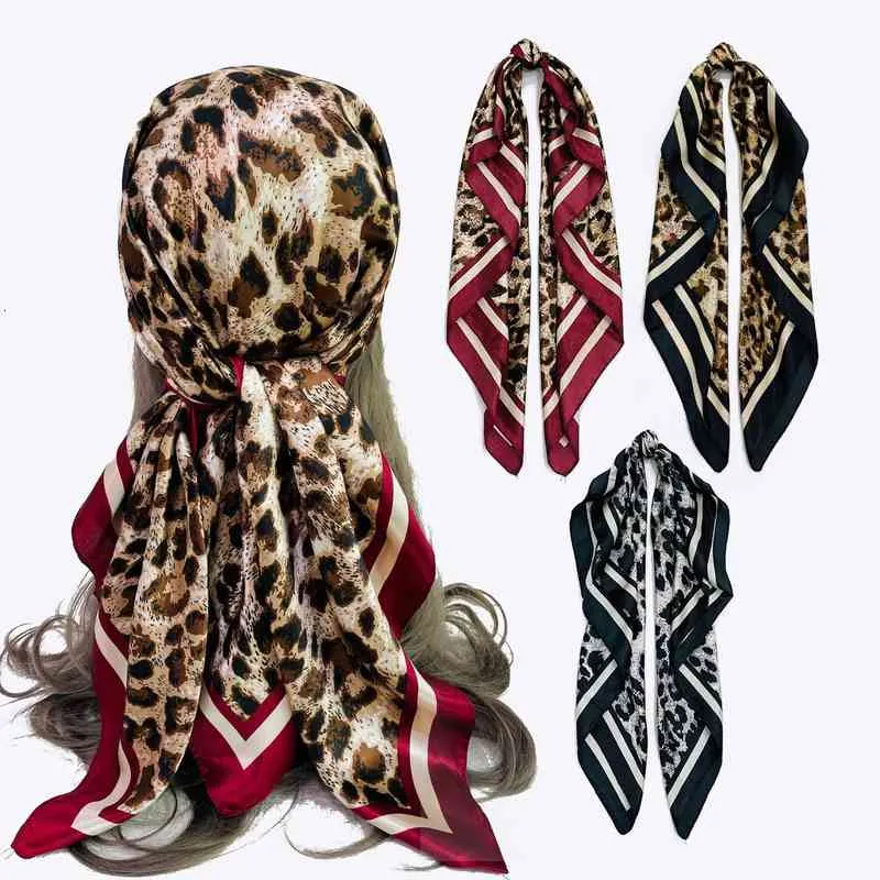 Tiktok Net Red Hot Bell Printing Elegant Cravat Atmosphere Bow Tie Sechreen Sechreen Spring Summer Beach Shawl Shawf SJH7