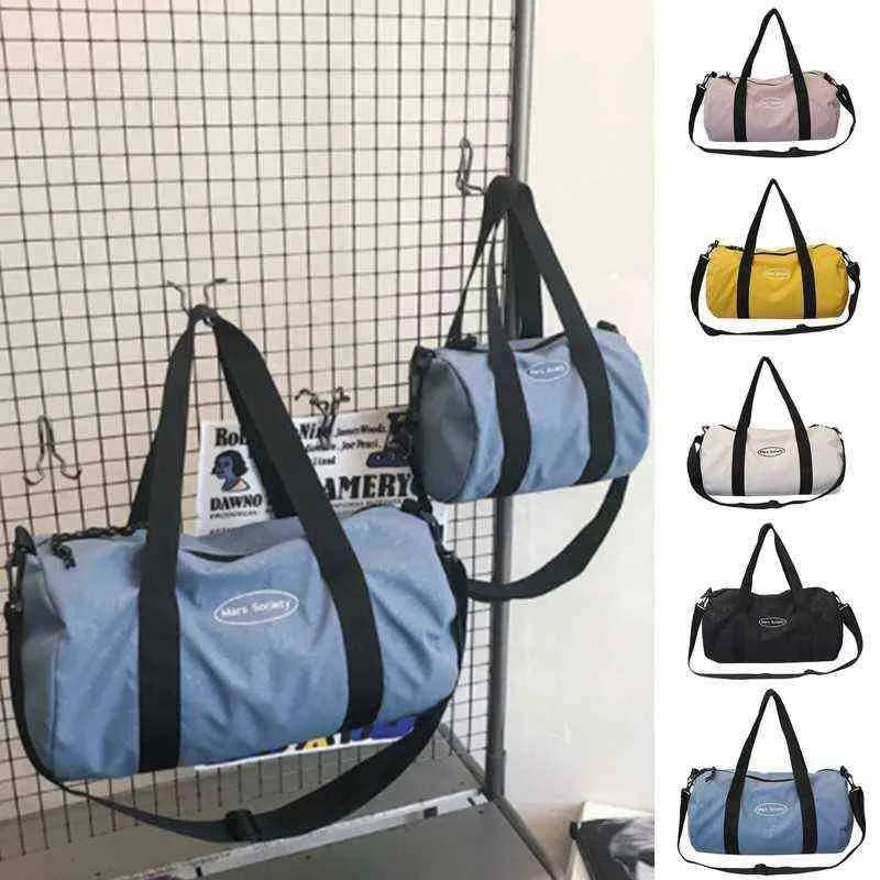 HBP Duffel Bags Sports Fitness Proszenie na krótką dystans przenośną torbę podróżną Koreańską wersję duża pojemność mężczyzn i damskich Messenger 220806