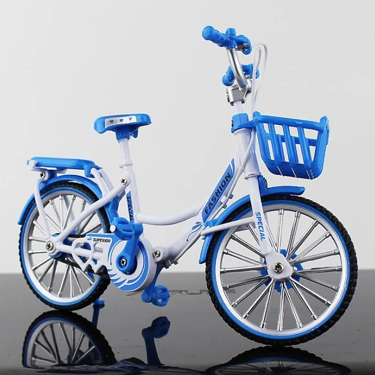 Mini Bicicletta Pieghevole In Lega 1:10 – Modello Mountain Bike Gialla, Giocattolo Per Dita Con Pedali E Ruote Mobili, Perfetta Per Collezionisti E Decorazione