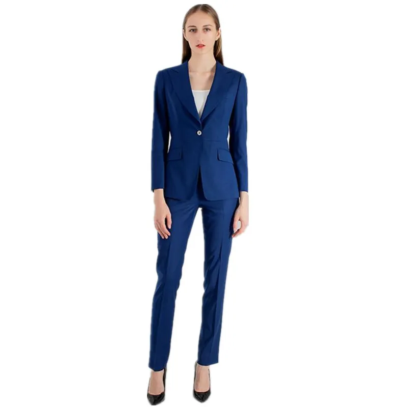 Fashion Peak Lapel Women Suits klänning Slim Fit Women Ladies Party Tuxedos Formell slitage för bröllopsjacka byxor eller kjol 0019