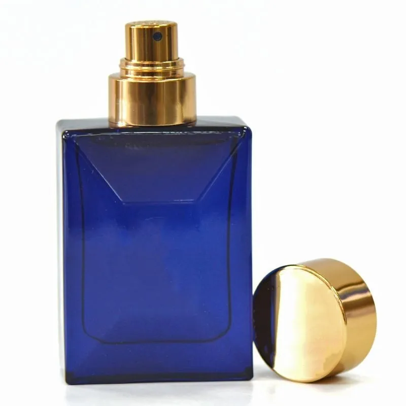 Luxur Design Eau de Toilette Classical Fragrance Blue Bottle Nature Spray For Men 100 Ml Long Loting Time Spray