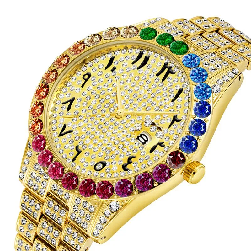 Montre-bracelettes de luxe en or diamant registre hommes relojes para mujer féminin bracelet dames robes de concepteur horloge d'anniversaire cadeau