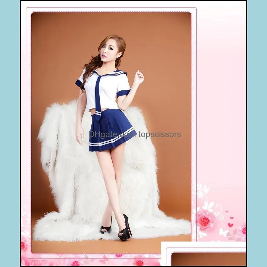 Royal Academy School Uniform Costumes,Cute Fantasy Crop Top &Skirt,Cosplay Student Dress Costume,Sexy Lingerie sw200