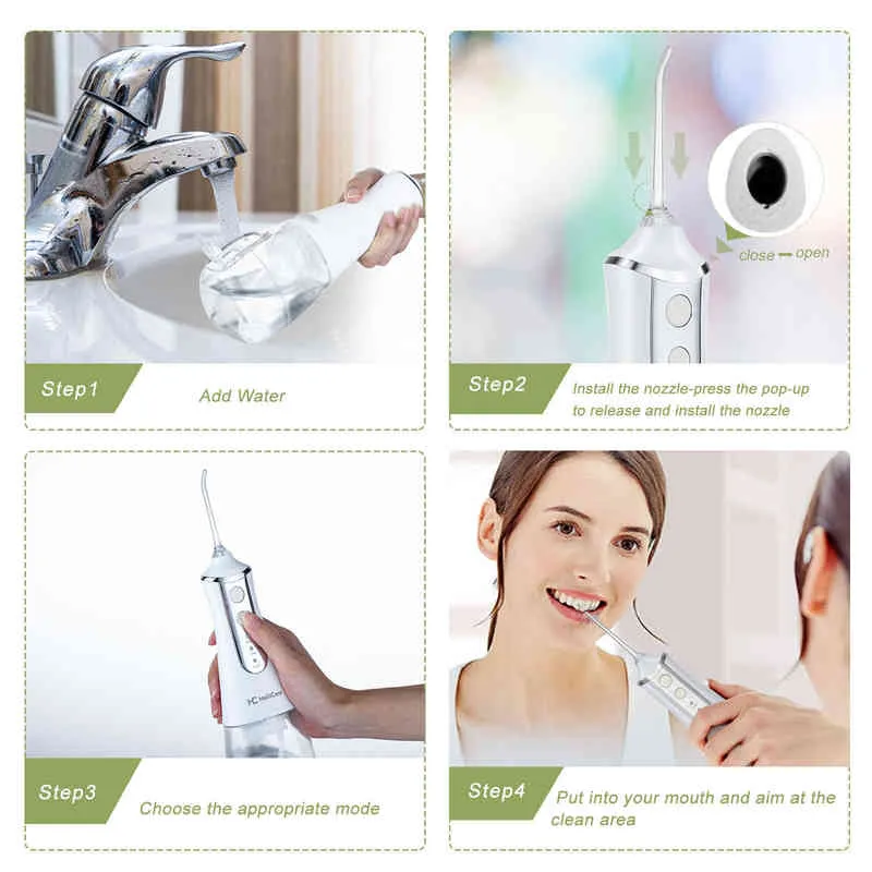 Portable Electric Dental Floss Machine For Teeth Whitening And Flushing