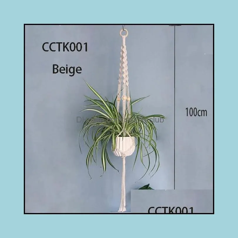 New arrival macrame plant hanger macrame pot hanger macrame plant pot tray plant holder C0125