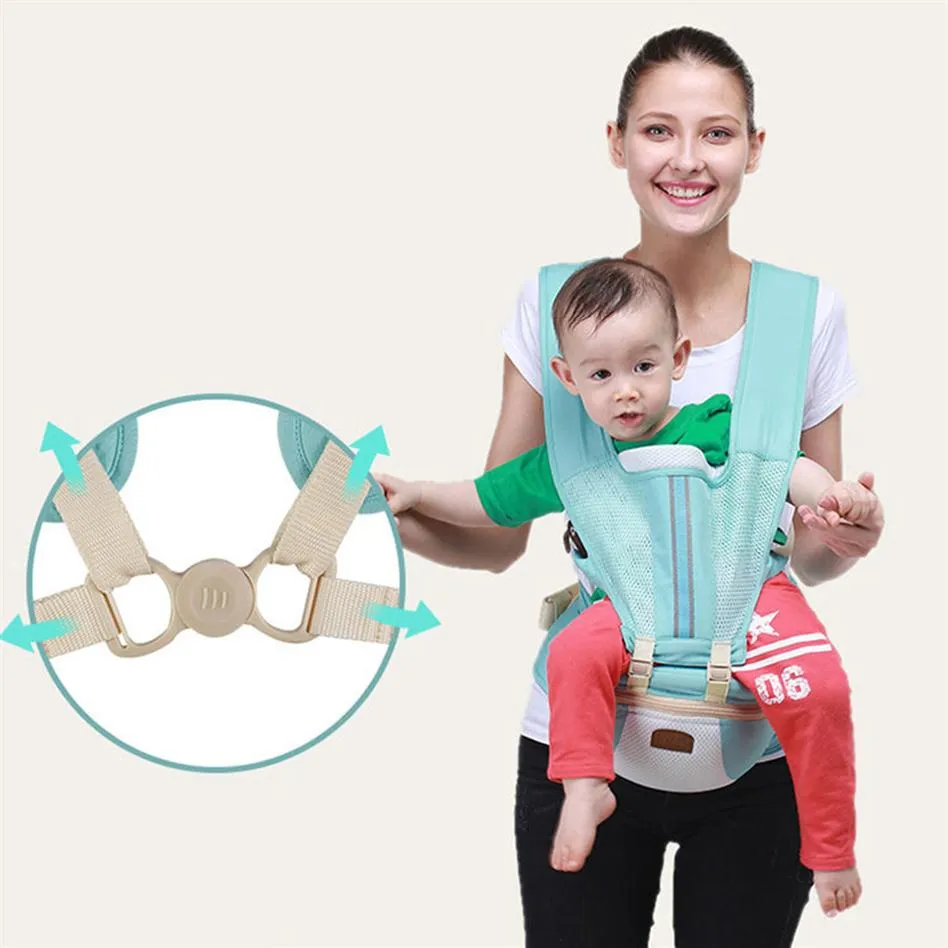 Baby carrier multi-functional summer breathable mesh can accommodate baby waist stool hug front and rear dual-use out Gift Sets202j