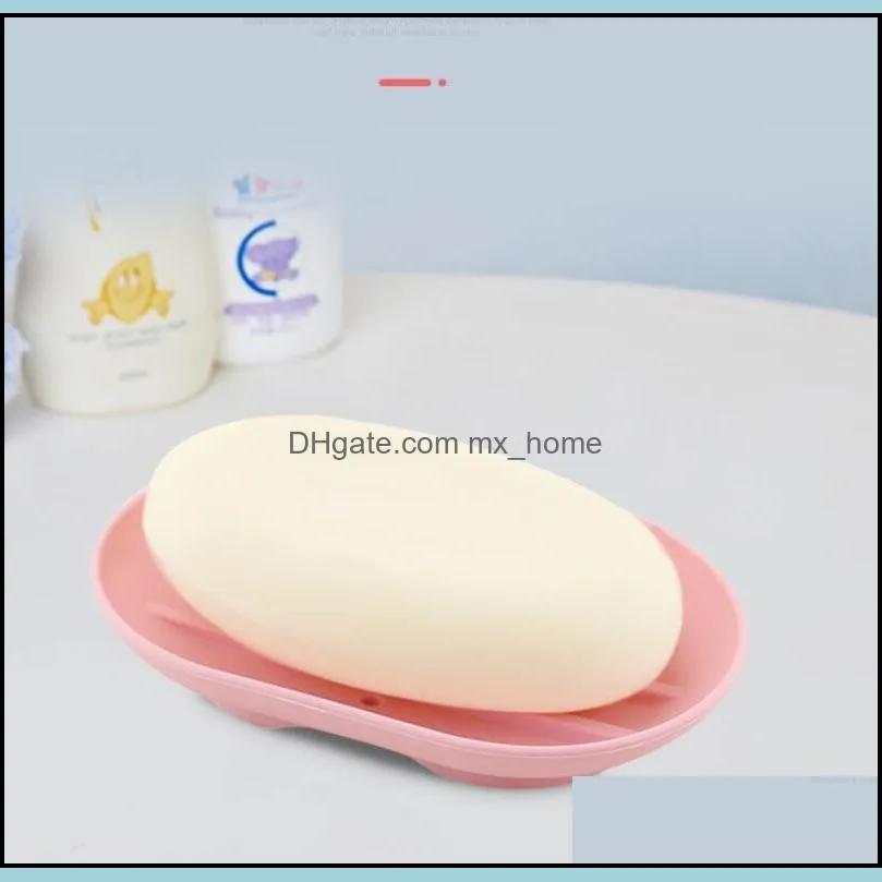 sponge soap dishes holders pp wheat straw storage rack drain box tray soapbox shower tool dish plate holder