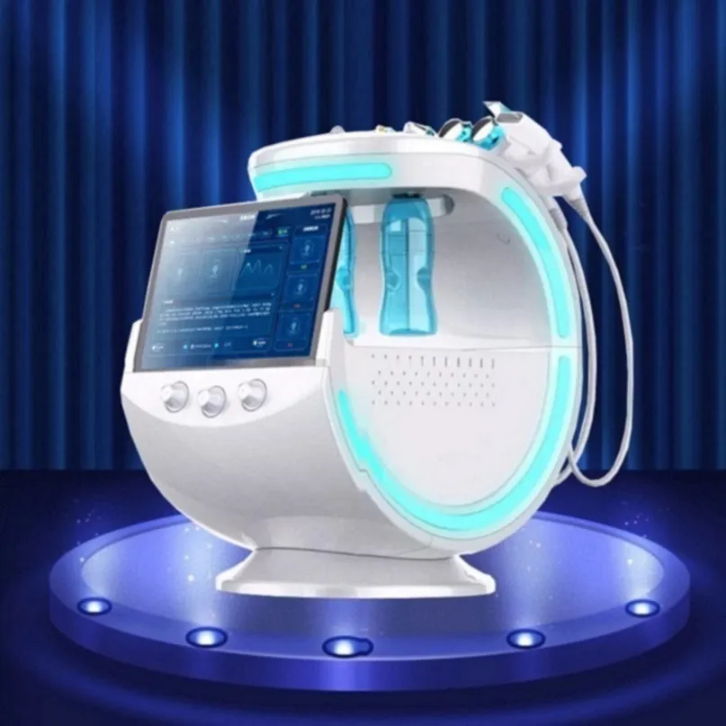 Face Care Devices Ice Blue Magic Mirror Microdermabrasion Machine Skin Analyzer Oxygen Hydrafacial Machine Professional Ultrasound In Store