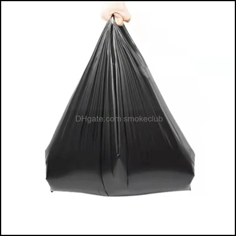 Thickened Trash Bags Supermarket Shopping Portable Household Disposable Vest-shape Plastic Bags