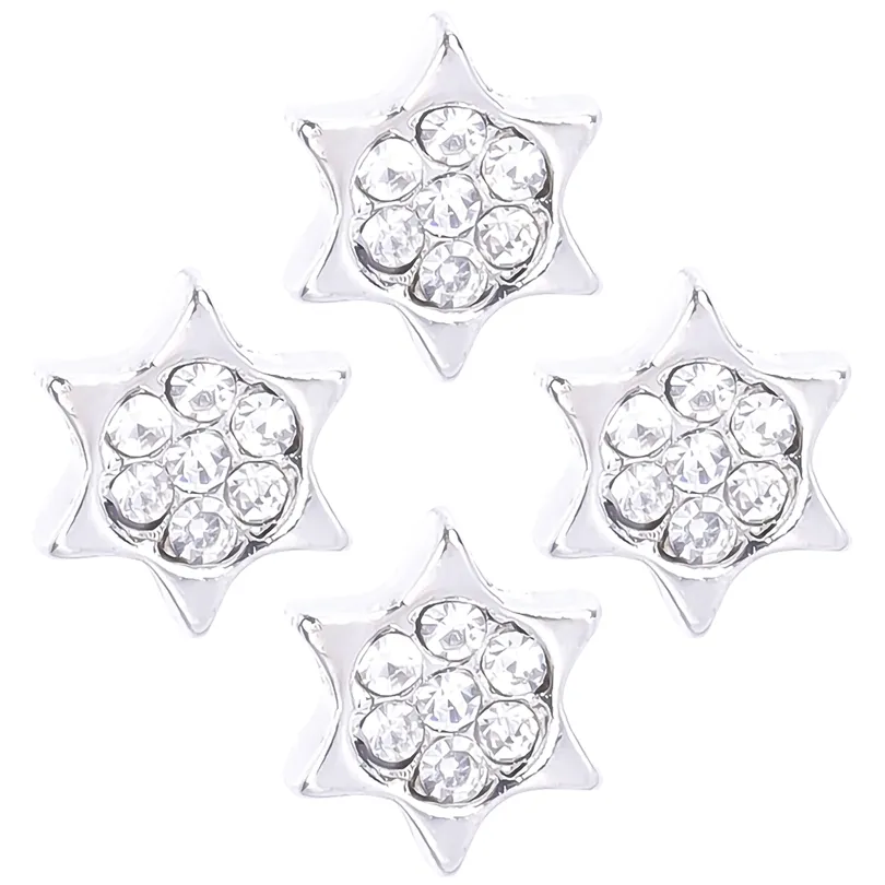 20 PC/lot cristal étoile charme flottant médaillon breloques ajustement pour mémoire magnétique médaillon pendentif bijoux de mode