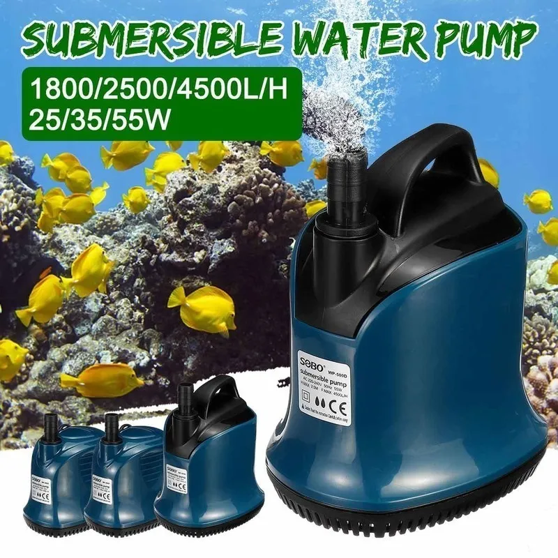 Ultra Quiet Fountain Submersible Rium Fish Pond Tank Fountain Water Pump Y200917