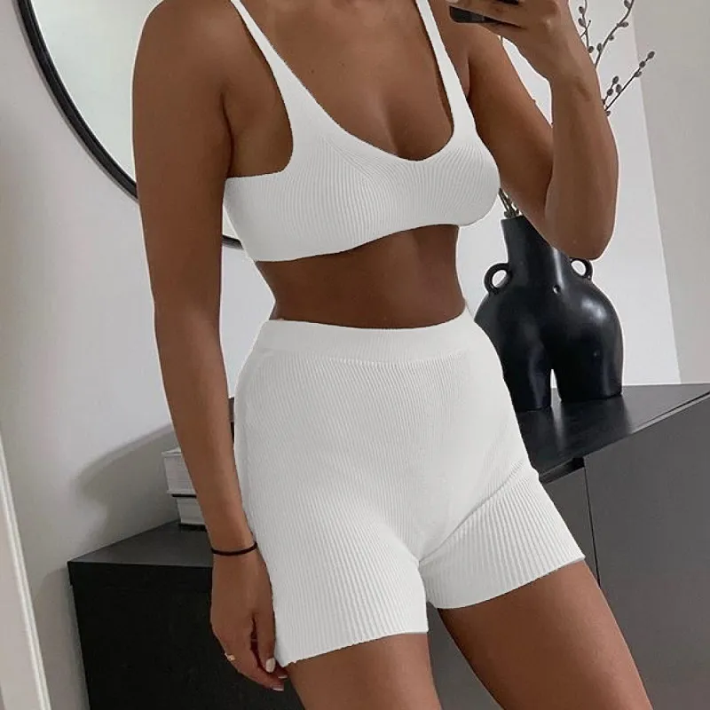 Short and crop sales top pyjama set
