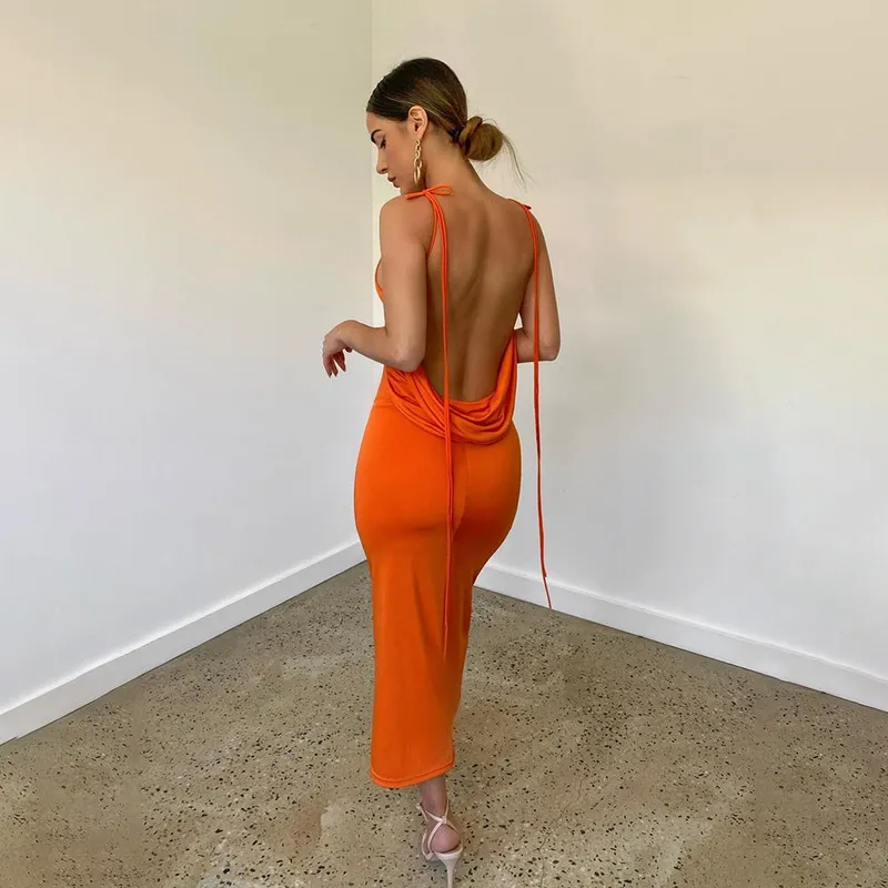 Backless maxi dresses uk deals
