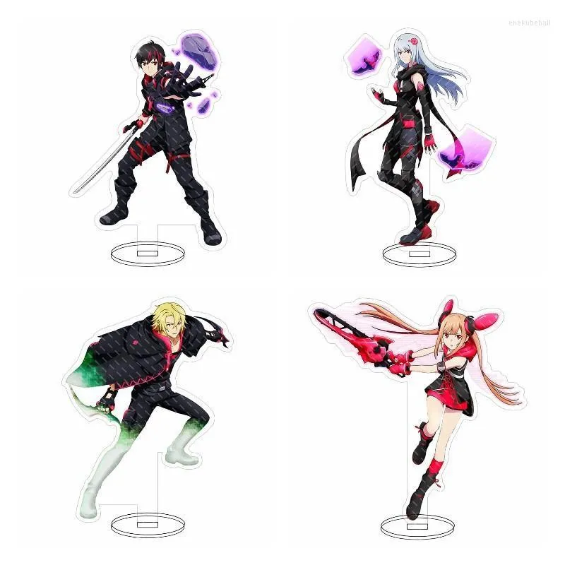 Keychains Game Scarlet Nexus Figure Yuito Sumeragi Kasane Randall Cosplay Acrylic Stand Model Desktop Decoration fans Julklappar Enek22