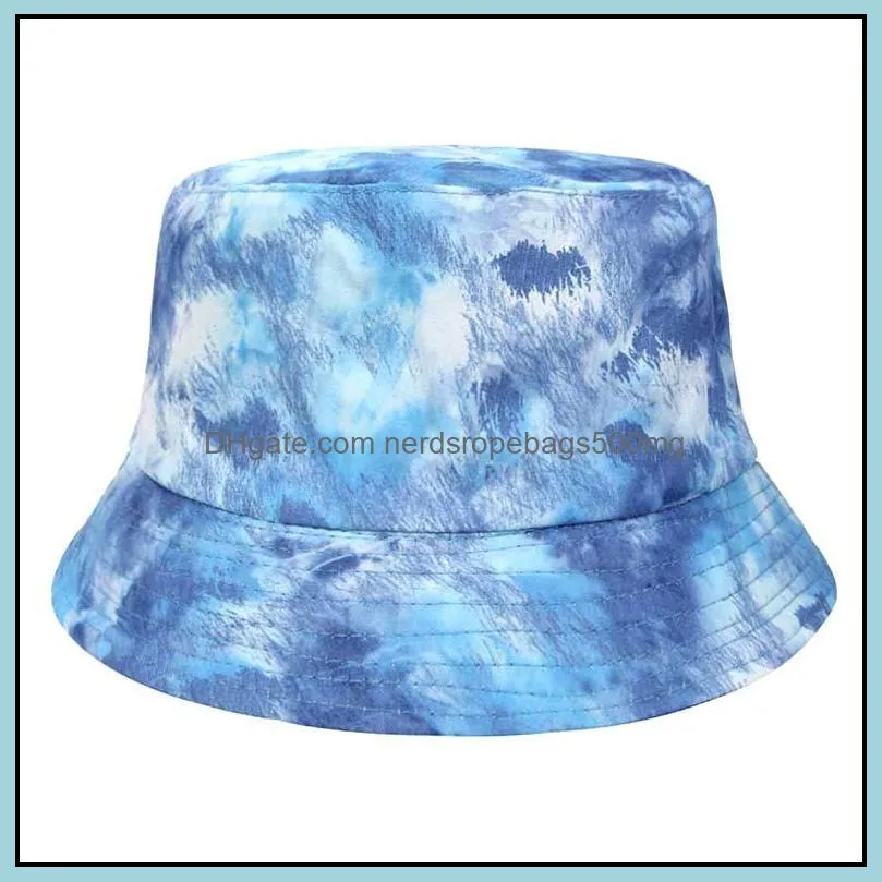 Summer Double-sided Wearable Colorful Fisherman Hats Cap Sunshade Beach Bucket Hat For Women Men RRA12639