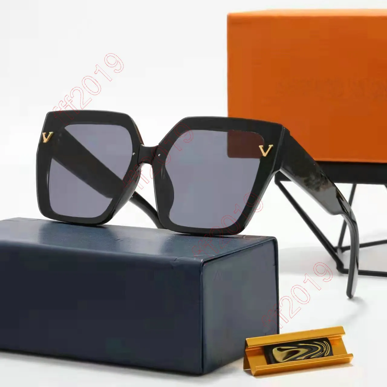 نظارة شمسية مربعة زهرة بلدي النظارات الشمسية كبيرة الحجم كبيرة الحجم