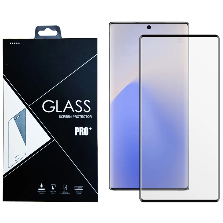 Full Coverage Tempered Glass for Samsung Galaxy Fingerprint Unlock Screen  Protector for S22 Ultra S21 S20 Note 20/10/9/8 Series