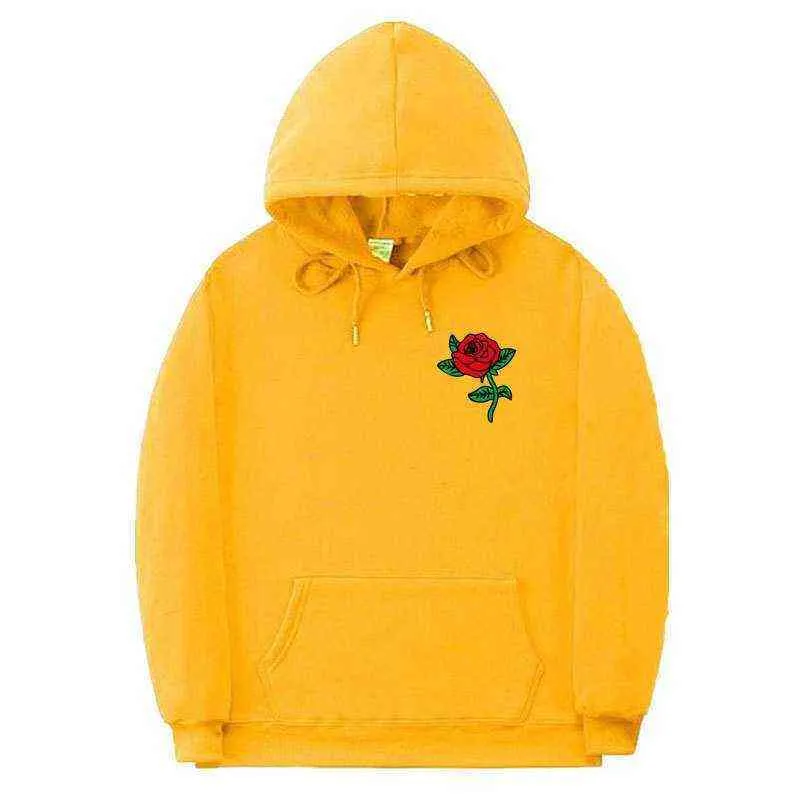 Hip Hop Hoodies Sweatshirt Fashion Rose Flower Print Winter Hoody Streetwear Casual Pullover Male Female Sudaderas Quality Tops (10)