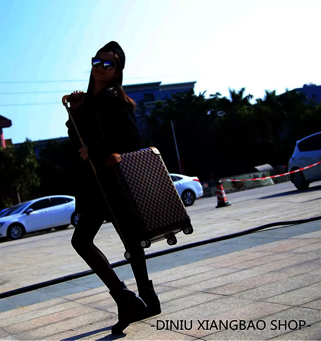 Custom Logo Aluminum Frame Business Luggage With Wide Pull Box For Men