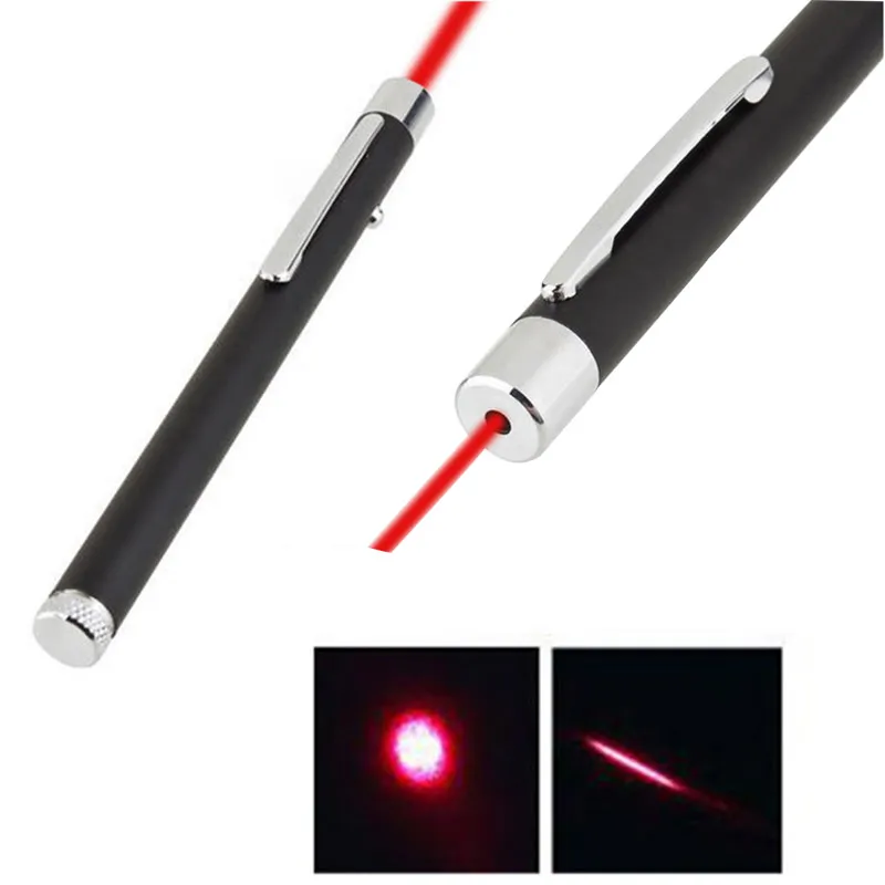 Stylo pointeur à faisceau Laser rouge 5MW 5mW, puissant 650nm, pour montage SOS, chasse nocturne, enseignement, réunion, cadeau de noël
