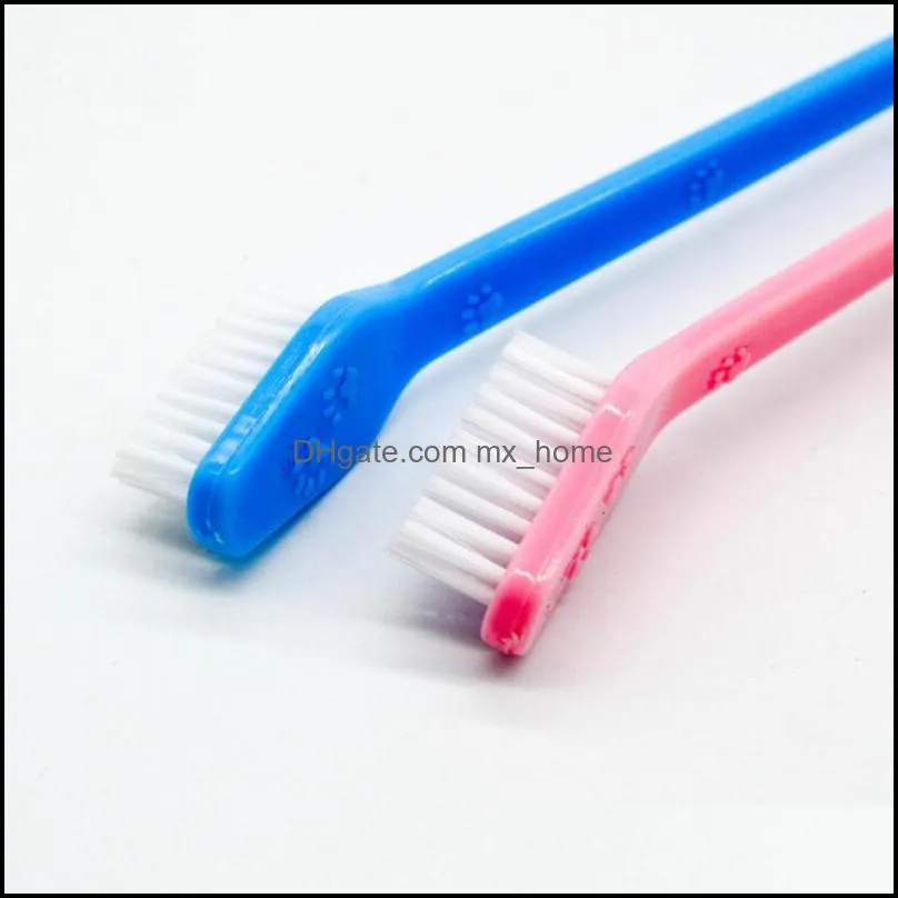 Pet Supplies Dog Toothbrush Cat Puppy Dental Grooming Toothbrush Dog Teeth Health Supplies Dogs Tooth Washing Cleaning Tools LX3697