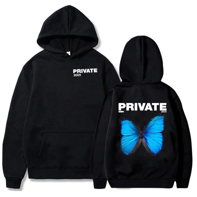 Private Butterfly Explosion Oversized Butterfly Hoodie For Men And