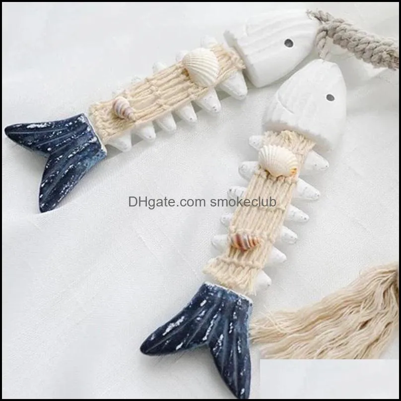 Other Home Decor Fish Curtain Tiebacks Tie Backs Holdbacks Buckle Clips Accessory Decorative Accessories Mediterranean Style