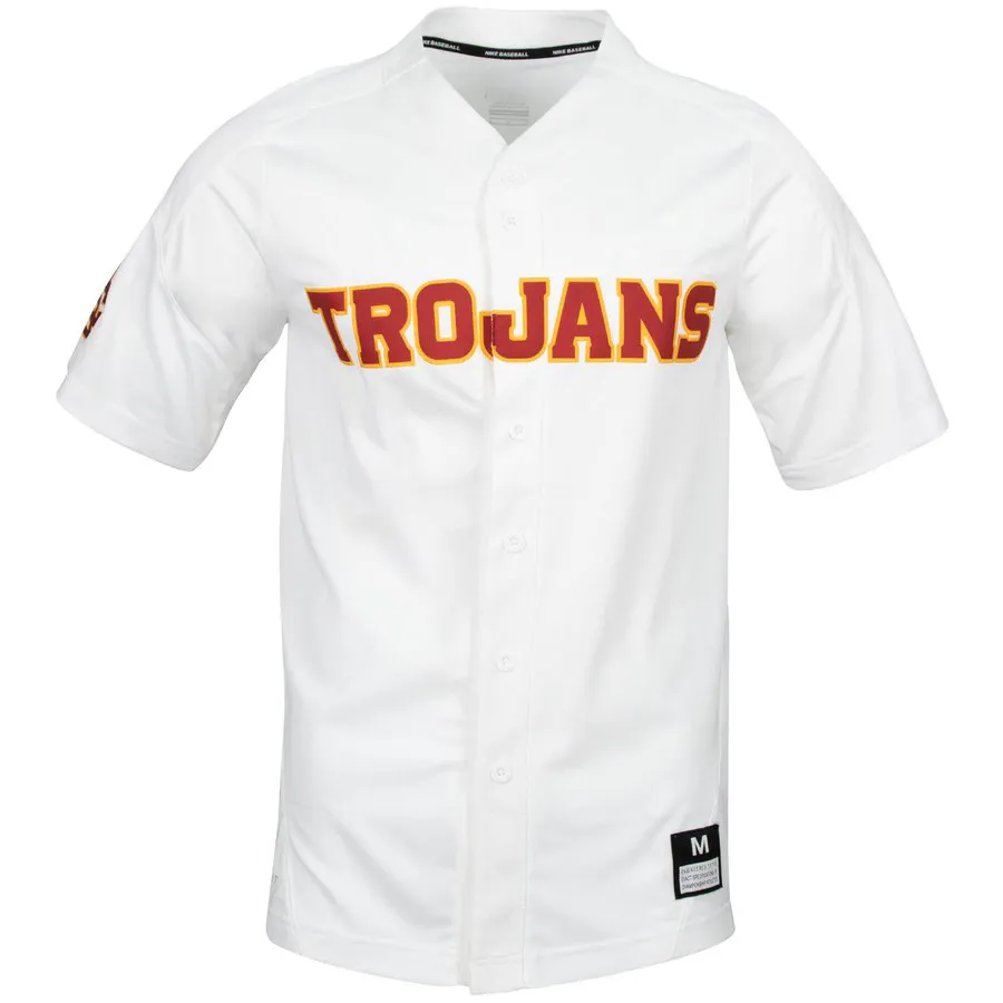 Béisbol Custom USC Trojans Camiseta de béisbol 26 Cole Gabrielson 27 Emilio Rosas 28 Tyler Stromsborg 29 Isaac Esqueda 30 Garrett Clar