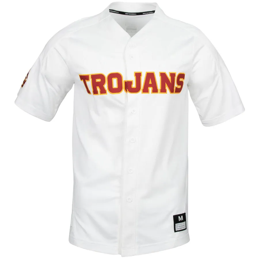 Baseball Custom USC Trojans Baseball Jersey 26 Cole Gabrielson 27 Emilio Rosas 28 Tyler Stromsborg 29 Isaac Esqueda 30 Garrett Clar