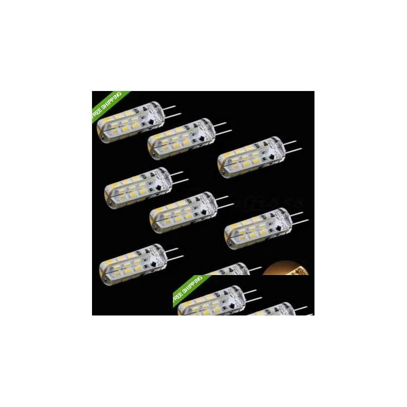 g4 2w 24leds smd 3014 led bulbs chandelier crystallights dc 12v nonpolar warm white cool white led corn light 500pcs