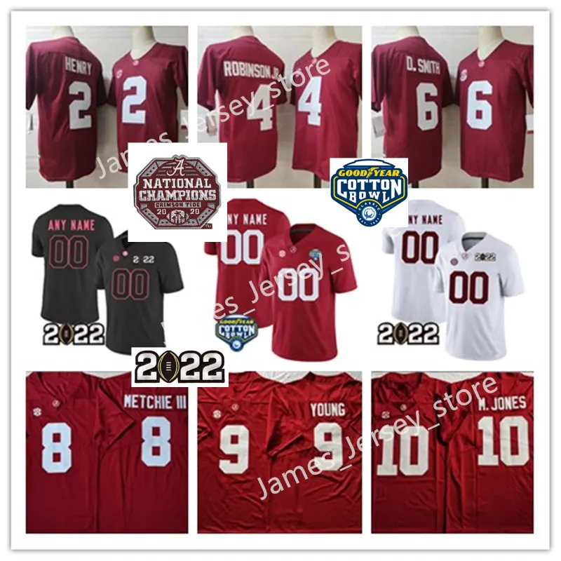 2022 NCAA ALABAMA Crimson Tide Calcio Cucite Jersey 7 Trevon Diggs 17 Kenya Drake 30 Donta Hightower 26 Marlon Humphrey 3 Kareem Jackson 97 Cornelius Bennett