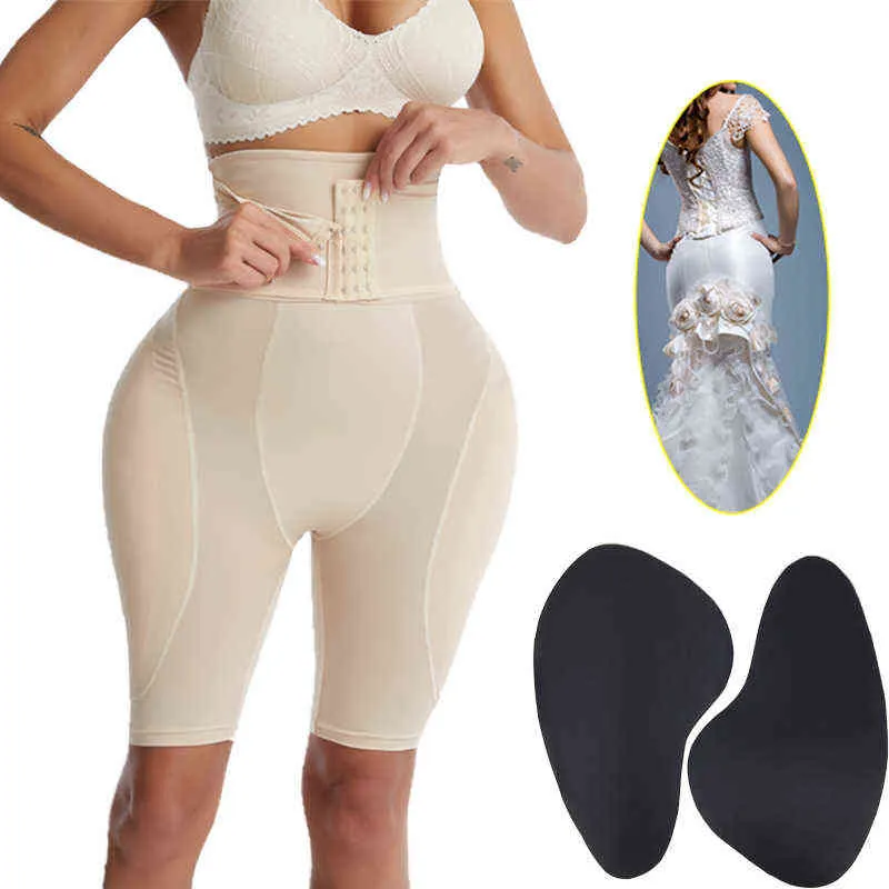 Women High-Rise Padded Shapewear Panties Hip Enhancer Panties Shaper Shorts Sponge Padded Butt Lifter Padded Shapewear