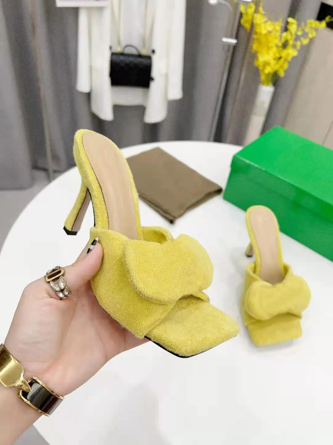 Paris Women luksusowe projektanci sandały kapcie moda letnie dziewczęce plażowe sandały damskie klapki klapki mokasyny wysokie obcasy buty z pudełkiem rozmiar 35-42