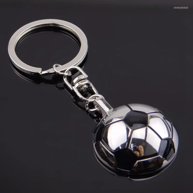 Keychains 1pc Creative Football Accessories Keyring Keychain Soccer Fans Key Chains KeyFob Rings Charms For Boys Men Gifts Jewel Enek22