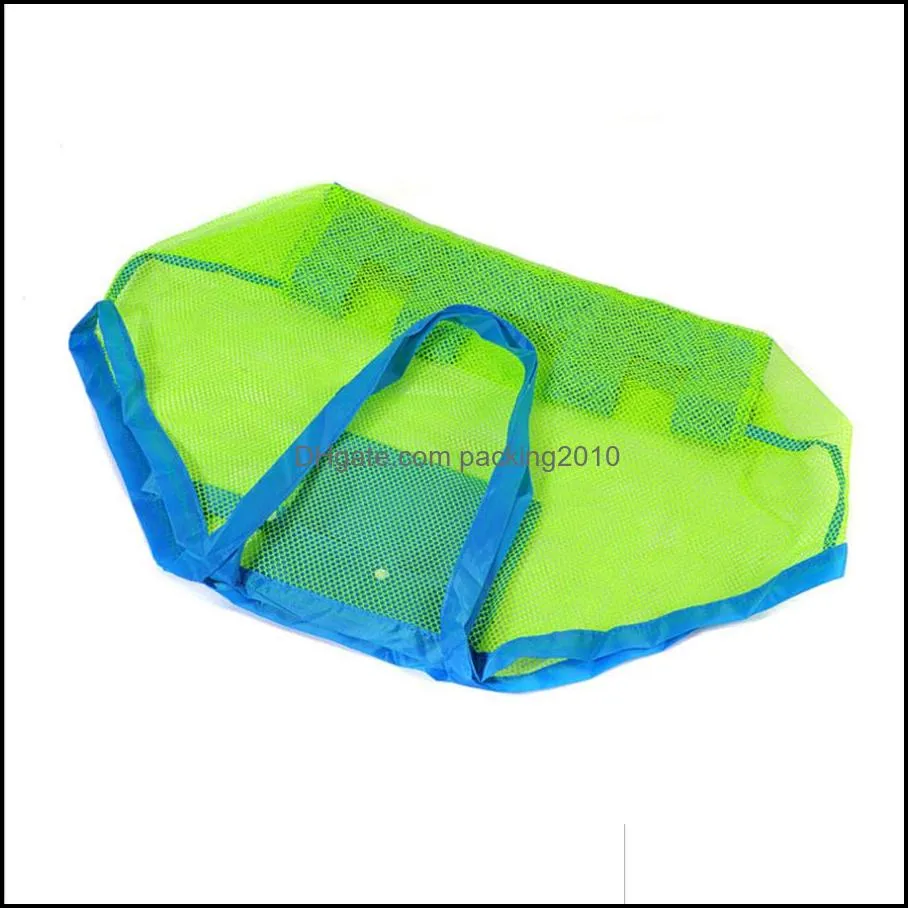 Children Sand Away Protable Mesh Bag Kids Toys Storage Bags Swimming Large Beach Bag for Towels Women Cosmetic Makeup